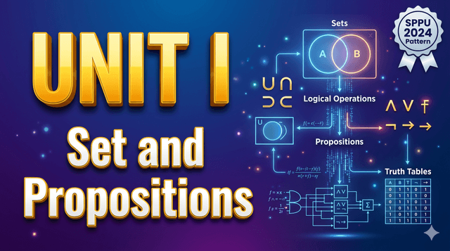 Unit 1 - Set and Propositions Notes | Discrete Mathematics SPPU