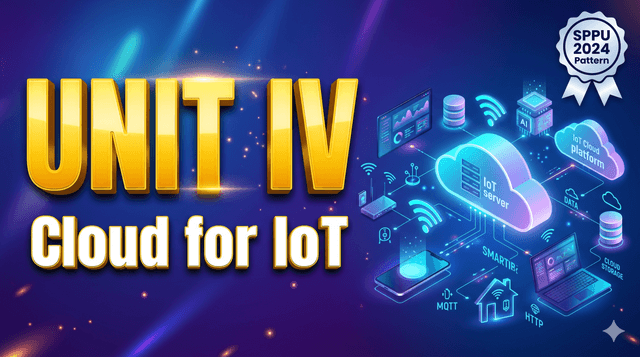 Unit IV -Cloud for IoT
